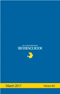 DART Reference Book Was Compiled by the Capital Planning Division of the Growth/Regional Development Department