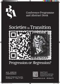 Final Conference Programme and Abstract Book