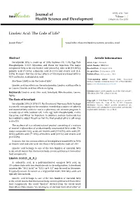Linoleic Acid: the Code of Life?