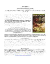 Quag Keep Press Release