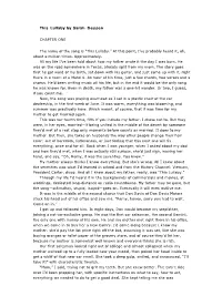 This Lullaby by Sarah Dessen CHAPTER ONE the Name of The