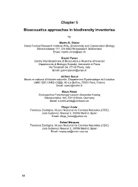 Chapter 5 Bioacoustics Approaches in Biodiversity Inventories