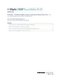 H-Diplo/ISSF Roundtable XI-20