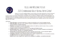 Hello, and Welcome to Our 2020 Cumberland Valley Rising Voter Guide! Thank You So Much for Reading Our Guide