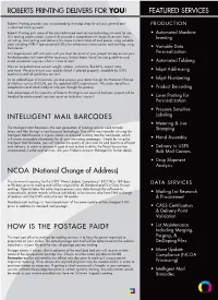 Intelligent Mail Barcodes Ncoa