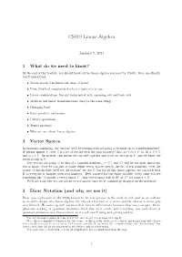 Linear Algebra Handbook