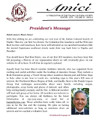President's Message