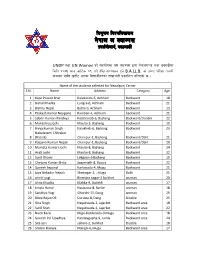 Students Selected for Entrance Preparation Classes