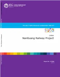 Appendix B. Bank Supported Six High-Speed Railway Projects in China