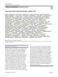Taxonomy of the Order Bunyavirales: Update 2019