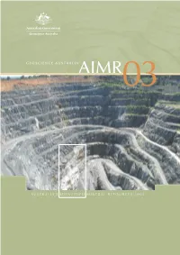 Geoscience Australiaaimr03 Australia's Identified Mineral Resources 2003