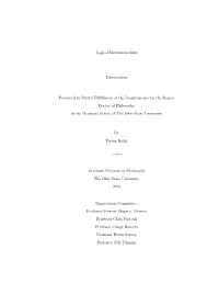 Logical Instrumentalism