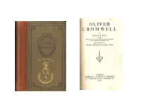 Oliver Cromwell First Saw the Light