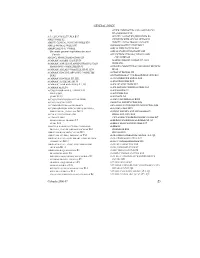 Calendar 2006-07 Z5 GENERAL INDEX A
