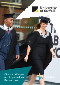 Director of People and Organisational Development Introduction from the Vice-Chancellor