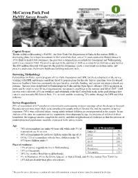 Mccarren Park Pool Planyc Survey Results
