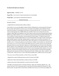Broadband USA Applications Database Applicant Name: JACKSON