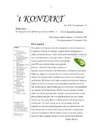 `T KONTAKT Juni 2018, 32E Jaargang Nr