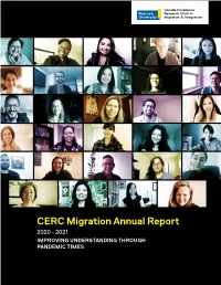 CERC Migration Annual Report 2020-21