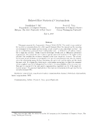Related-Key Statistical Cryptanalysis