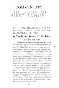 The Book of First Samuel