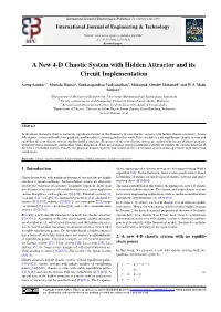 A New 4-D Chaotic System with Hidden Attractor and Its Circuit Implementation