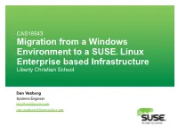 Migration from a Windows Environment to a SUSE® Linux