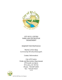 Request for Proposals