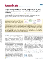 Catalyst-Free Construction of Versatile