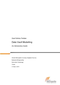 Data Vault Modelling