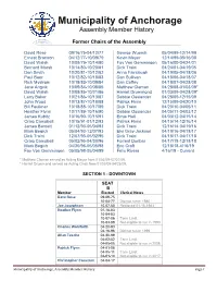 Honor Roll-Assembly Members