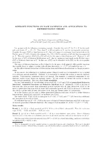 Schwartz Functions on Nash Manifolds and Applications to Representation Theory