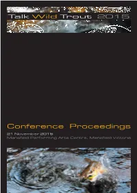 Talk Wild Trout Conference Proceedings 2015