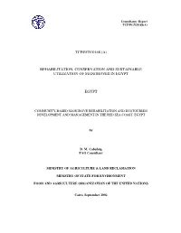 Tcp/Egy/0168 (A) Rehabilitation, Conservation And