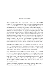 THE FREUD FILES How Did Psychoanalysis Attain Its Prominent