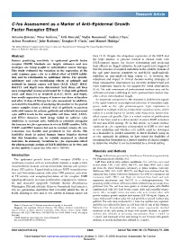 C-Fos Assessment As a Marker of Anti–Epidermal Growth Factor Receptor Effect