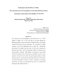 Reflections from the Mirror of Folly: the Adventures of Lord
