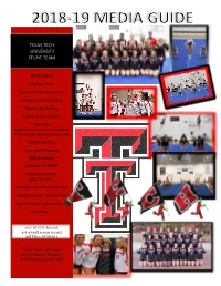 Texas Tech University Stunt Team