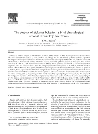 The Concept of Sickness Behavior: a Brief Chronological Account of Four Key Discoveries R.W