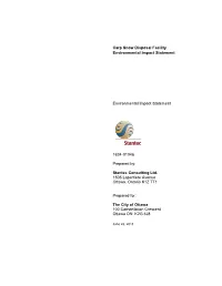 Environmental Impact Statement