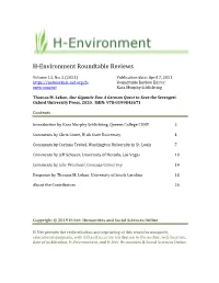 H-Environment Roundtable Reviews