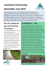 Idle Catchment Partnership Newsletter June 2019