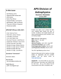 January 2021 Newsletter