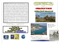 Operation Torch Operation Dragoon