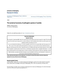 The Numerical Taxonomy of Pathogenic Species of Candida