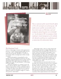 Menstruation and HIV, AB.Pdf
