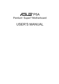 P5a User's Manual
