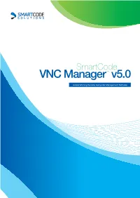 Smartcode VNC Manager V5.0 Brochure