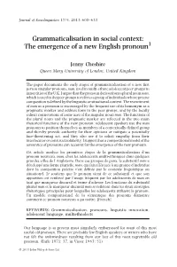 The Emergence of a New English Pronoun1