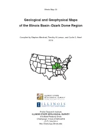 Geological and Geophysical Maps of the Illinois Basin–Ozark Dome Region
